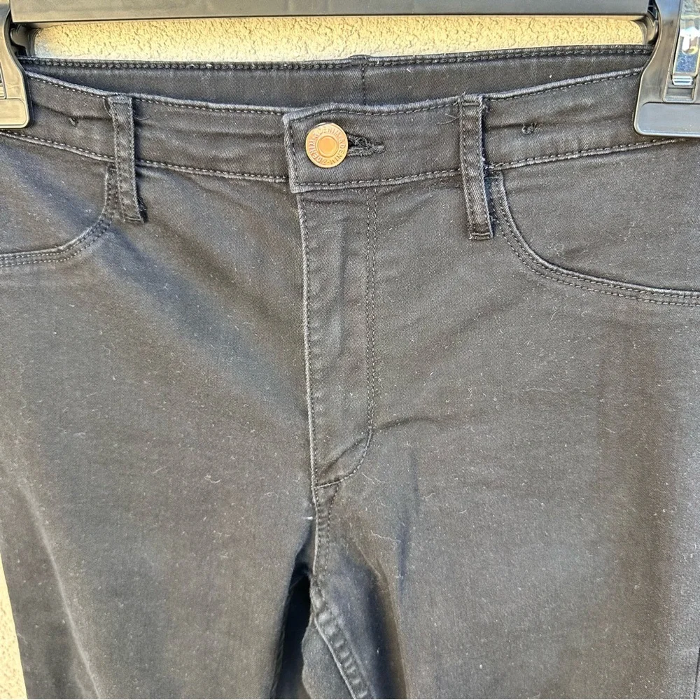 Girls Juniors H&M Black Skinny High-Rise Jeans EUC